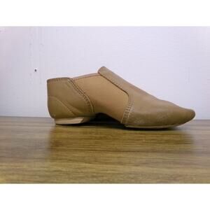 Dance Jazz Shoes Dance Class Girls 1M Child Slip On Leather Split Sole